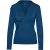 Petrol Lange Mouw Faux Wrap Top in Stretch Jersey Duurzame Stof