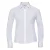 Russell Collection Dames/Dames Poplin Easy-Care Getailleerd overhemd met lange mouwen (Wit)