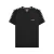 Lambretta Heren Tweekleurig Taped T-shirt (Zwart)