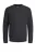JACK & JONES JUNIOR gebreide trui donkerblauw met kabels