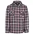 Trespass Kinderen/Kinderen Gemiddelde Lange Mouwen Gingham Shirt (Donkergrijs ruitje)