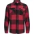 Jack And Jones Herenoverhemd met lange mouwen van flanel in buffalo-ruitmotief (Echt rood)