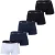Boss Effen boxershorts voor heren (set van 5) (Wit)