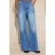TRENDYOLMİLLA Dames Blauw Effen Wijde pijp Hoge taille Jeans