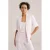 WE Fashion regular blazer lichtroze