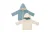Little Dutch reversible baby zomerjas blauw/offwhite