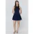 Mango korte zomerjurk – blauw