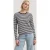Karl Lagerfeld Disney Stripe Longsleeve T-shirt Small Stripe Black-white