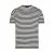 T-shirt van eenvoudige jersey met vlamstructuur Hechter
