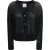 Allude Zwarte Fleece Wol Cardigan