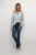 Blouse met lange mouwen Regular fit blue