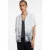 John Varvatos Danny Camp Shirt W/ Folia White Multi