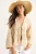 Geborduurde V-hals Textuur Kimono met Rimpels