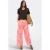 JDY straight regular waist casual broek roze