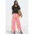 JDY straight regular waist casual broek roze