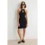 TRENDYOLMİLLA Dames Zwart Effen Kort / Mini Mouwloos Bodycon Jurken