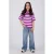 Vingino gestreepte T-shirt paars