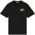 Malelions Men Signature Drip T-Shirt | Black/Orange