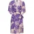 PINKO Accolto Abito Marocaine Stampa Tropical Nude/purple