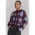 Refined Department gebreid geruit vest – paars