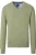 Redmond Casual Trui V-hals groen, Effen