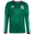 Adidas Mexico 26 Home Replica Long Sleeve Jersey Truien/Replica’s Heren – Groen –