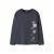 NAME IT KIDS oversized longsleeve met print – donkerblauw