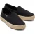 TOMS Carolina 100% Katoen Zwarte Damesspadrilles