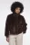 Rino & Pelle Ambra.7002611 Short Faux Fur Jacket Jackets 11099 Coffee Roast