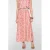 Geisha midi rok maxi rok koraalrood
