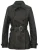 Halflange lederen trenchcoat voor dames – Oakham