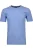 RAGMAN Softknit T-Shirt ronde hals blauw, Effen
