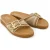 TOMS Marin Slide Textiel Dames Donker Beige Sandalen