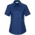 Russell Collection Dames/Dames Oxford Overhemd Met Korte Mouwen (Helder Koningsblauw)