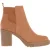 Only Dames/Dames Faux Suede Blokhak Chelsea Laarzen (Cognac)