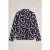 White Stuff Cosmic Ls Shirt Navy Print
