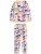 Next Nachtkledij  crème / kiwi / lila / pink