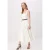 TRENDYOLMİLLA Dames Wit Effen Midi Mouwloos Skater Jurken