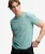 Company Logo T-shirt met Relaxed Pasvorm Green
