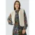 OUI gevoerde vest – ecru