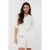 EsQualo Blouse Oversized Linen Off White