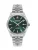SWISS MILITARY HANOWA Analoog horloge ‘Diligenter’  groen / donkergroen / rood / zilver