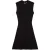 The Kooples Short Sleeveless Knit Dress Black