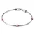 Orphelia Dames 925 Sterling Zilveren Armband – Zilver/Roze ZA-7415