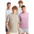 T-shirt met ronde hals en Bird’s Eye-motief