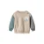 Wheat sweater met print – greige/blauw