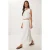 Katoenen Mouwloze Blouse en Wijde Rok Set