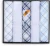Suitable Zakdoeken 5-Pack Ruit Blauw –