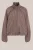 WE Fashion – Dames jack met ruit – Relaxed Fit – Bruin –