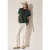 Cecil Dames Shirt met textuur in Groen